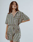 Willow Button Up - Striped