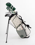 Fore All X Ghost Golf Bag - Green Checkered