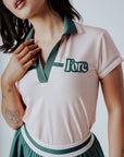 Retro Angie Polo -  Pink