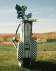 Fore All X Ghost Golf Bag - Green Checkered