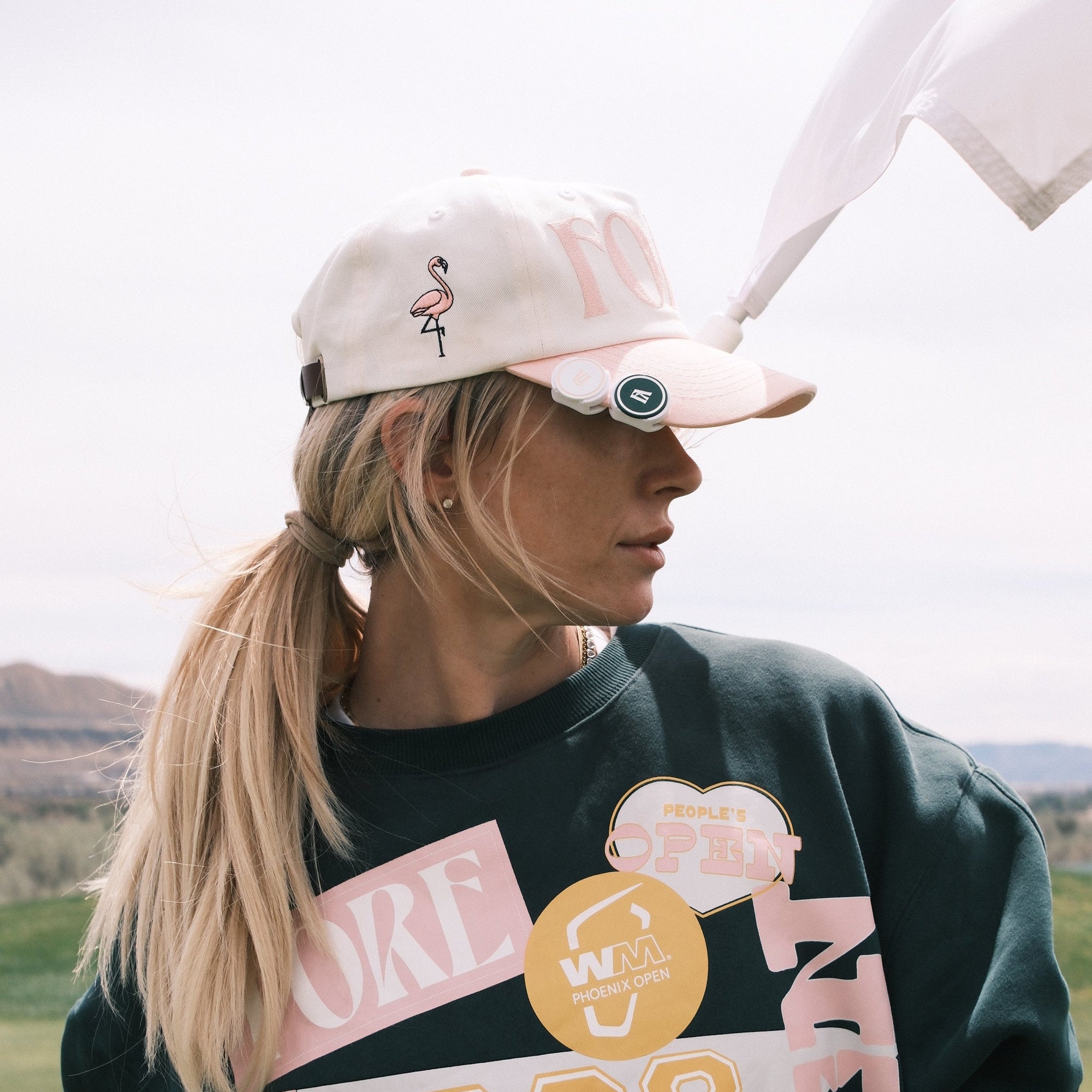 Fore All X Snaps Hat Clip - Pink/White
