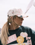 Fore All X Snaps Hat Clip - Pink/White