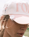 Fore All X Snaps Hat Clip - Pink/White