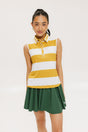 Mustard/White Stripes