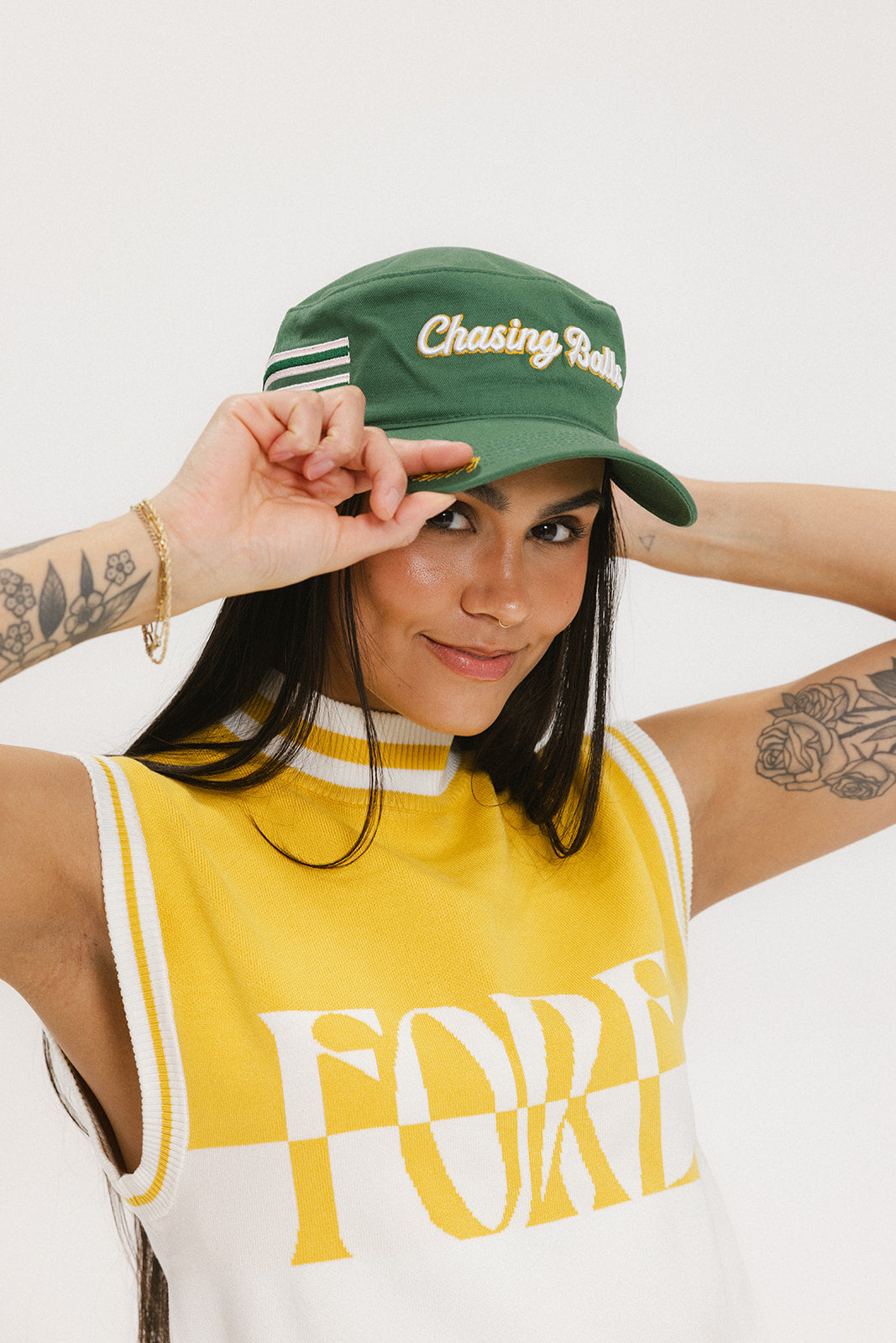 Caddy Cap - Green/Mustard – foreall.com