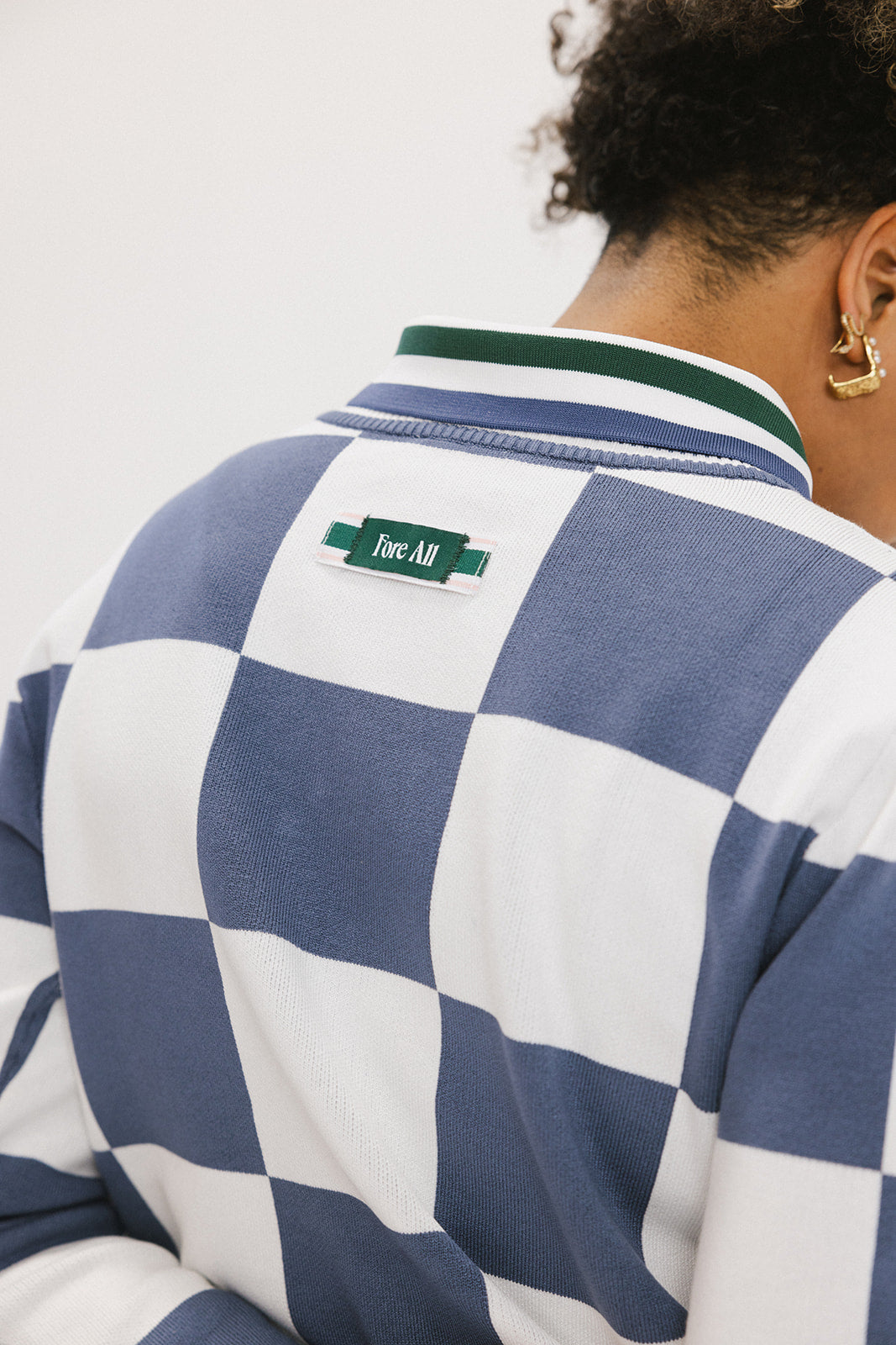 Dorothy Sweater - Indigo/White – foreall.com