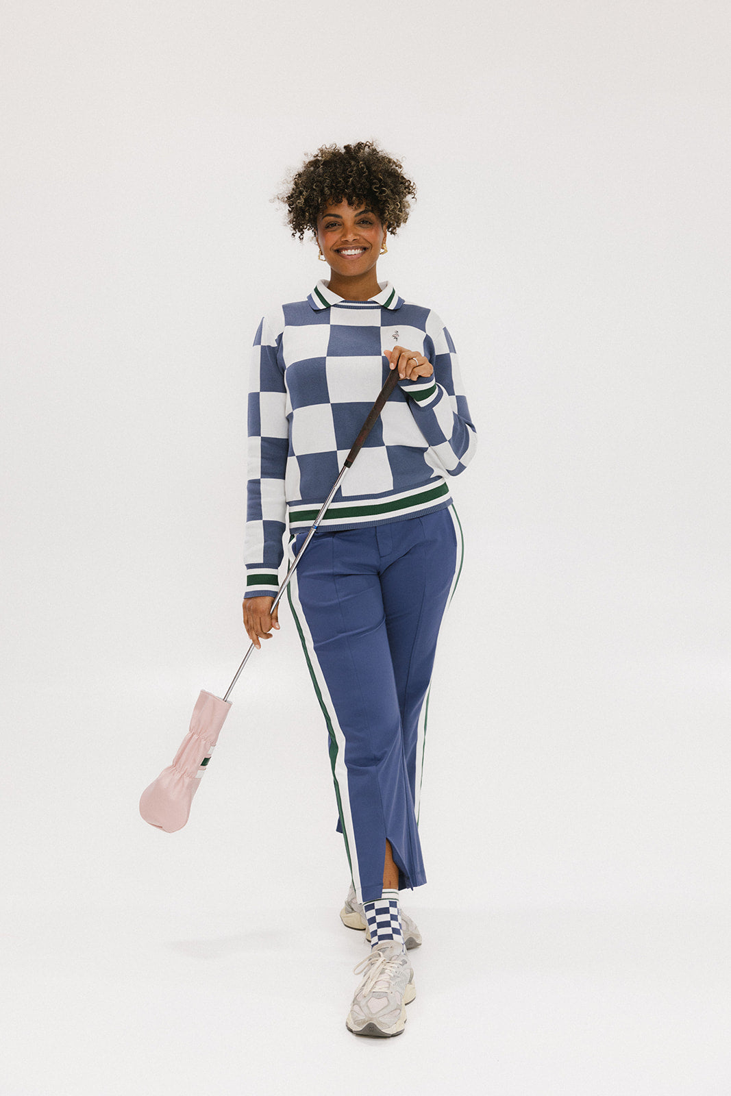 Dorothy Sweater - Indigo/White – foreall.com