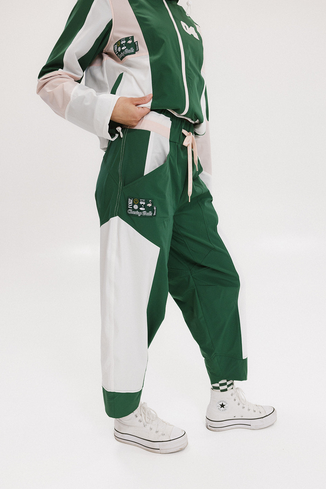 Salute スリーインワン　F75 ショーツ　LLサイズ　2点セット　グリーン Caitlin Warm-Up Pant - Green/Pink – foreall.com