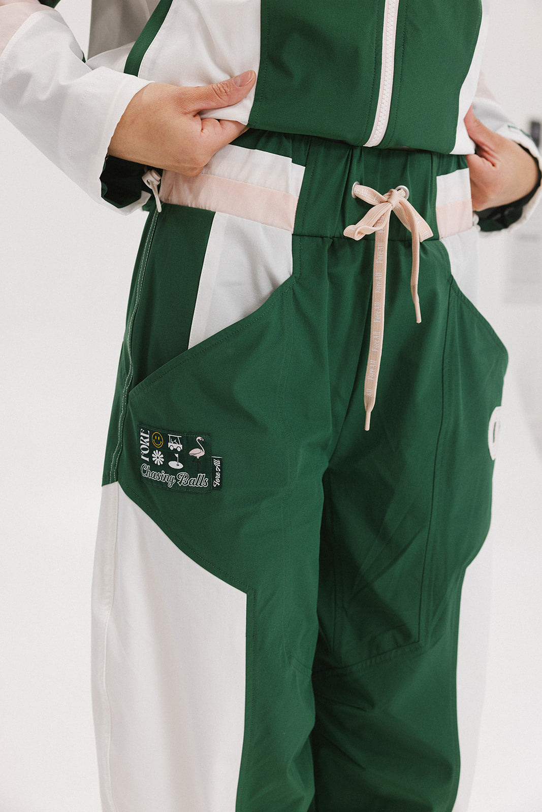 Salute スリーインワン　F75 ショーツ　LLサイズ　2点セット　グリーン Caitlin Warm-Up Pant - Green/Pink – foreall.com