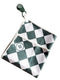Magnet Golf Towel - Green/White Checkered