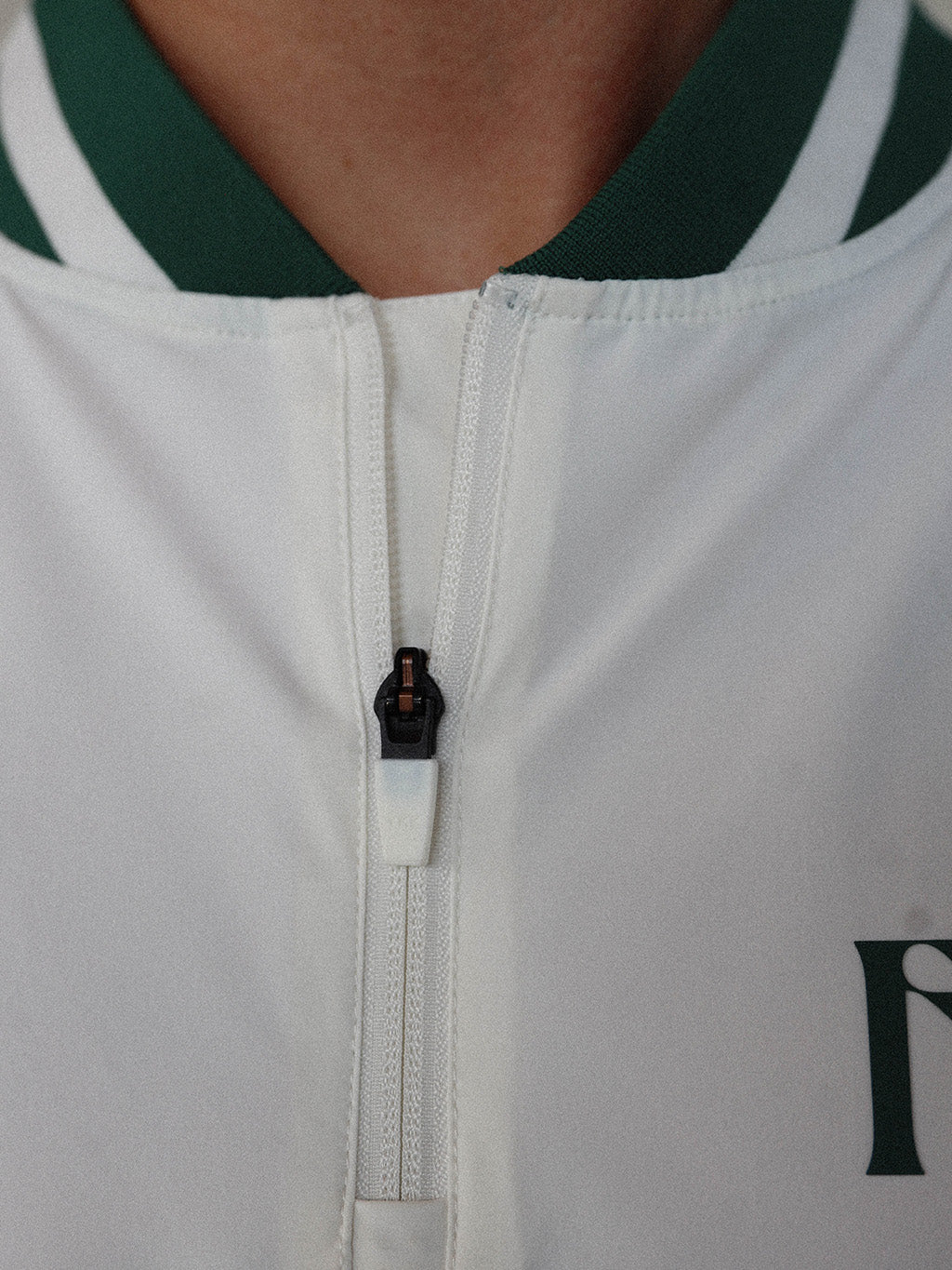 Hamilton Quarter Zip - Green/White – foreall.com