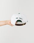 Golfie Hat - White/Pink