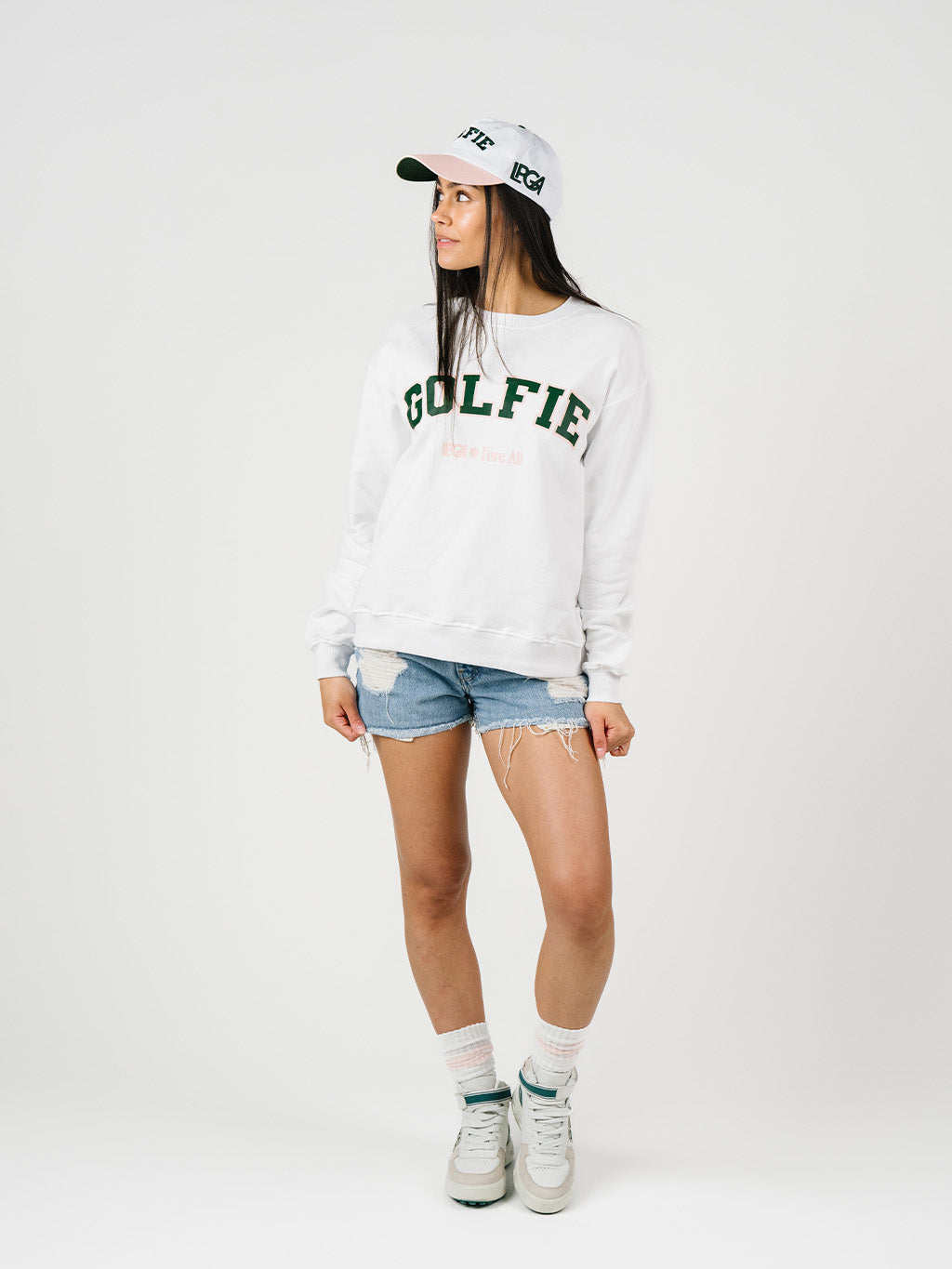Golfie Crew - White – foreall.com