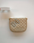 Mandy Mallet Cover - Sand/White Checkered