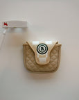 Mandy Mallet Cover - Sand/White Checkered