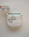 Mandy Mallet Cover - Green/White Stripes