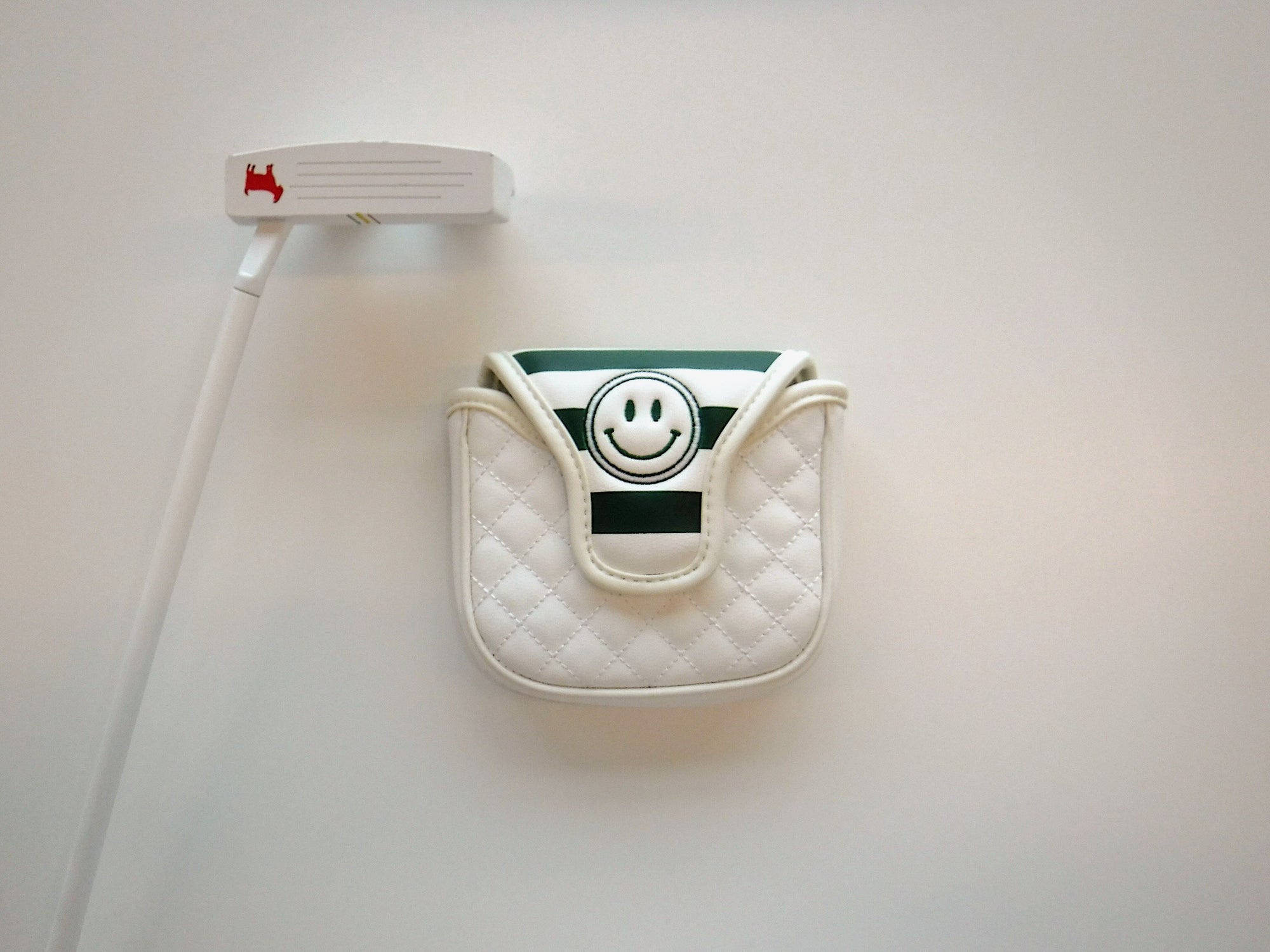 Mandy Mallet Cover - Green/White Stripes