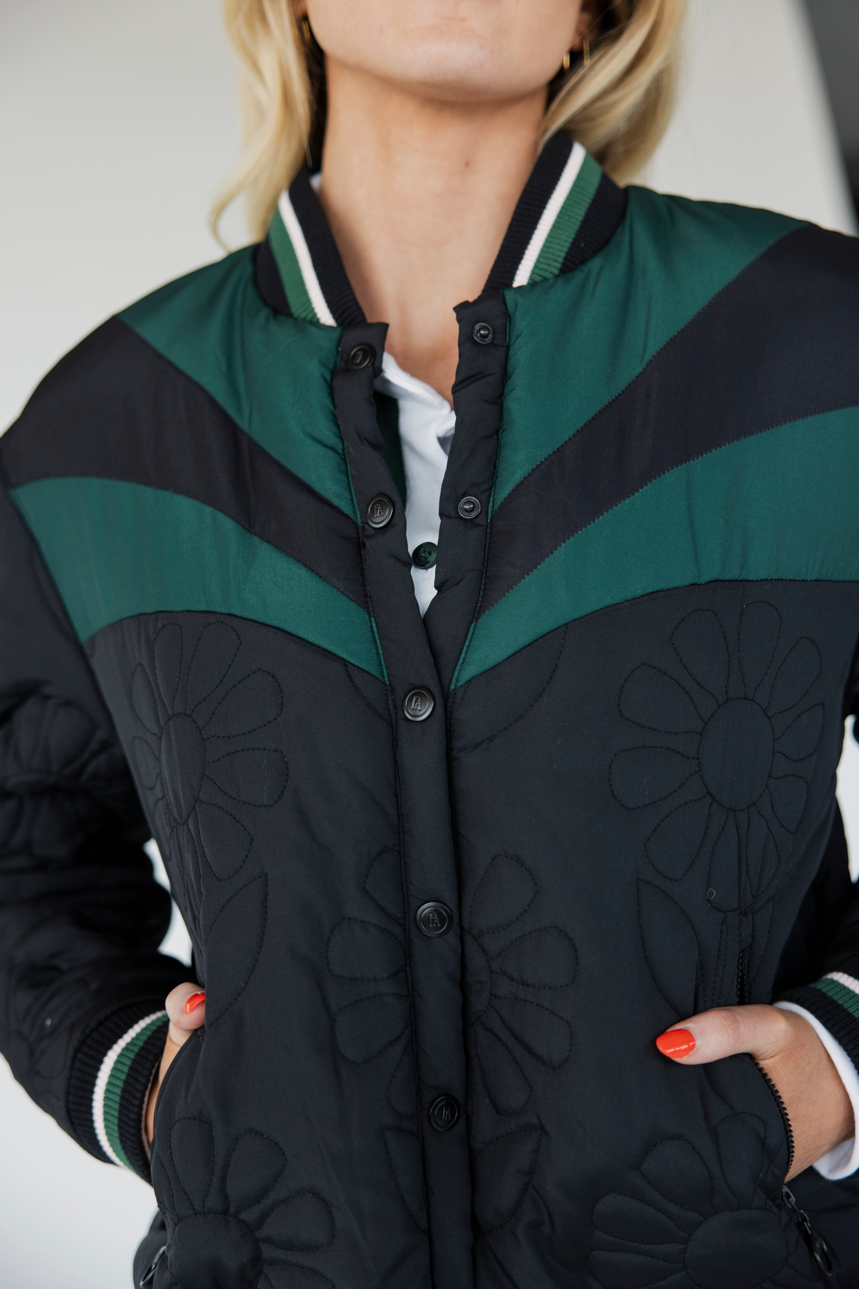 Blooming Bomber - Black – foreall.com