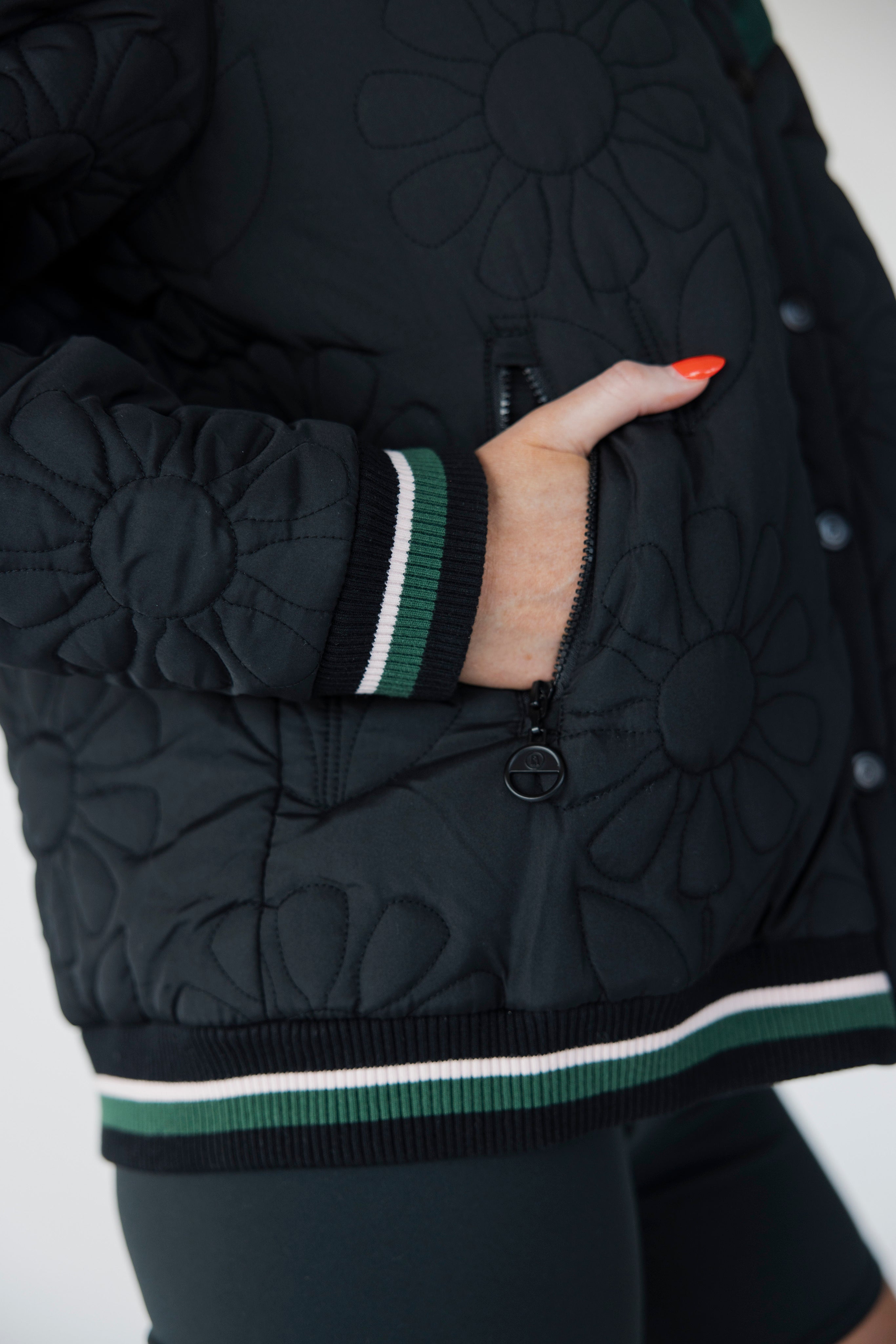 Blooming Bomber - Black – foreall.com