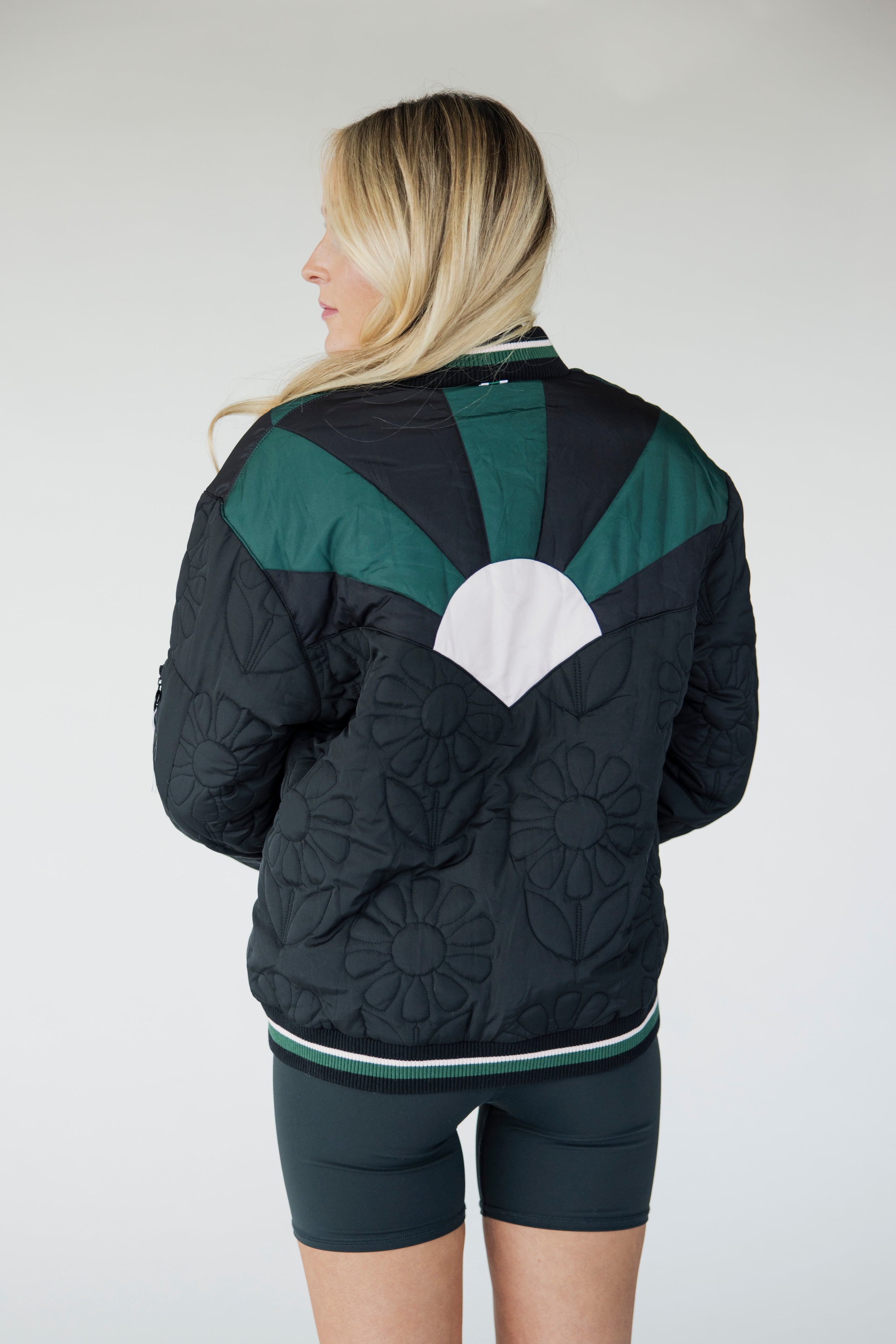 Blooming Bomber - Black – foreall.com