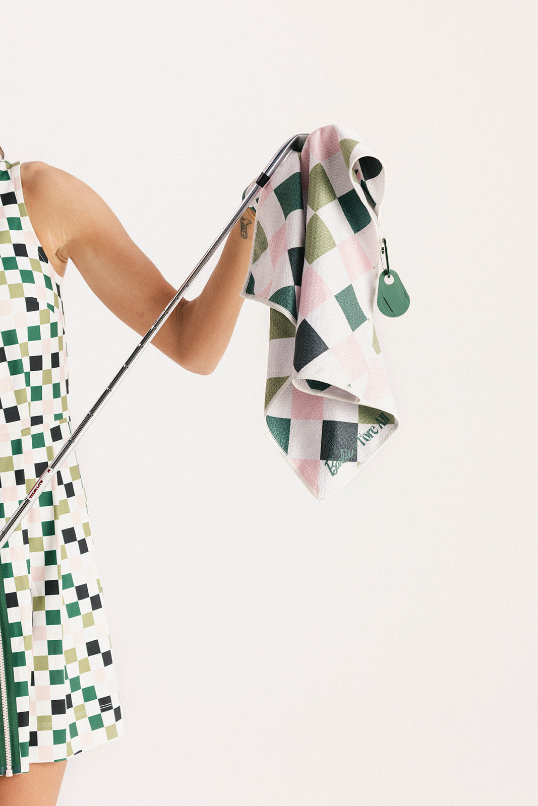 MAGNET GOLF TOWEL - BARBIE CHECKERED — B1A1251_websize_2.jpg