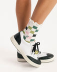 MAUDE RUFFLE SOCK - BARBIE CHECKERED — B1A1162.jpg