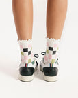 MAUDE RUFFLE SOCK - BARBIE CHECKERED — B1A1171.jpg