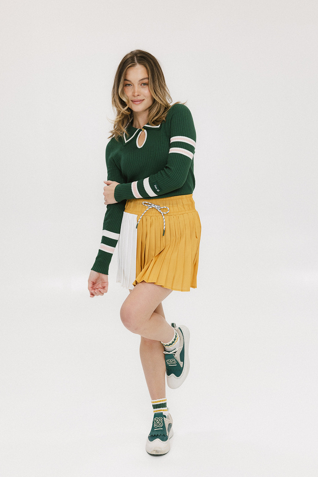 ALICE RIBBED KEYHOLE POLO - GREEN — FAS-25-18-GREEN-SPRING-25__202.jpg