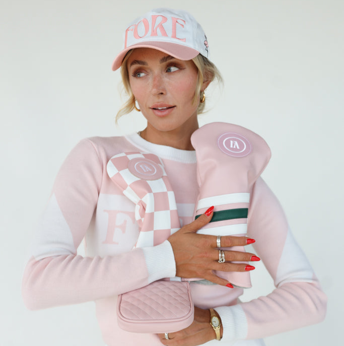 FAIRWAY HEADCOVER - PINK/WHITE CHECKERED — IMG_7004_10a7d2ef-9f38-4f9f-b253-e18b5e444722.png