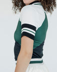 BETTY POLO - CHEVRON GREEN — bgreenside.jpg
