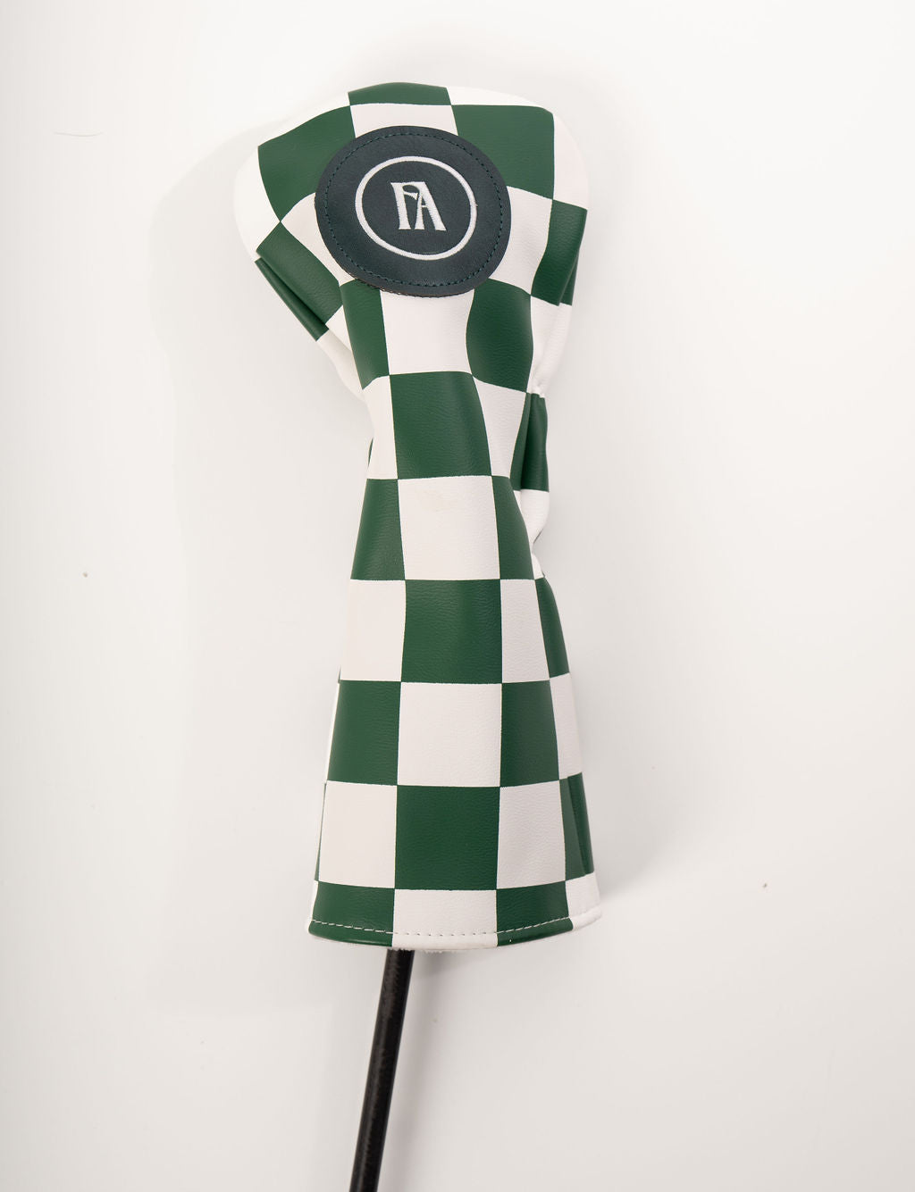 FAIRWAY HEADCOVER - GREEN/WHITE CHECKERED — DSC06810.jpg