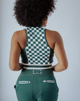 LOUISE FULL ZIP - GREEN/WHITE CHECKERED — DSC02138.jpg