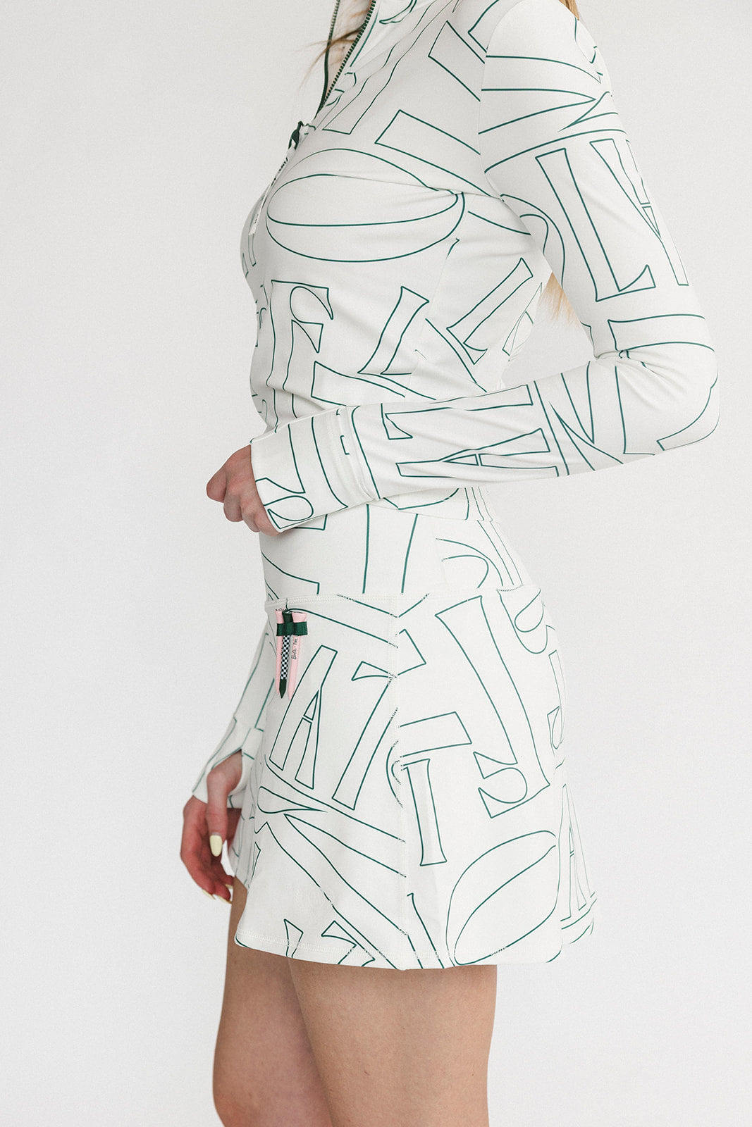 GEORGE SKIRT - GREEN SCATTERED — _B1A1755.jpg