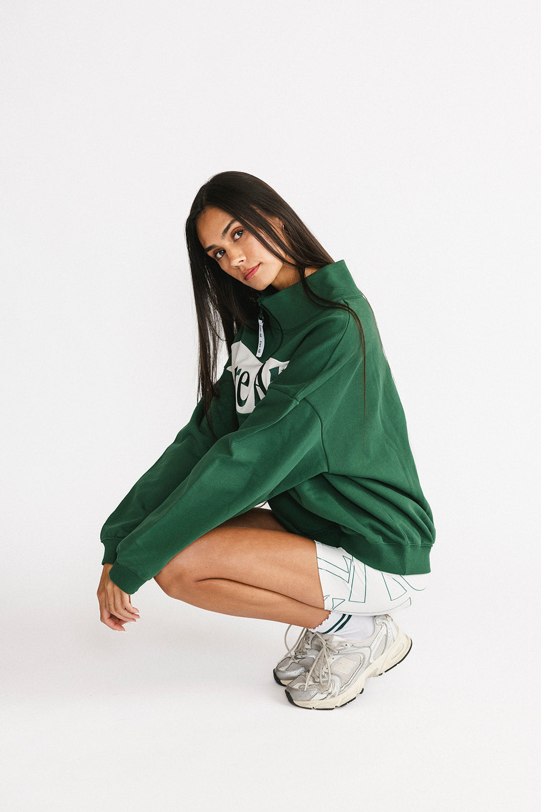 BIDDY SHORTIES - GREEN SCATTERED — _B1A2009.jpg