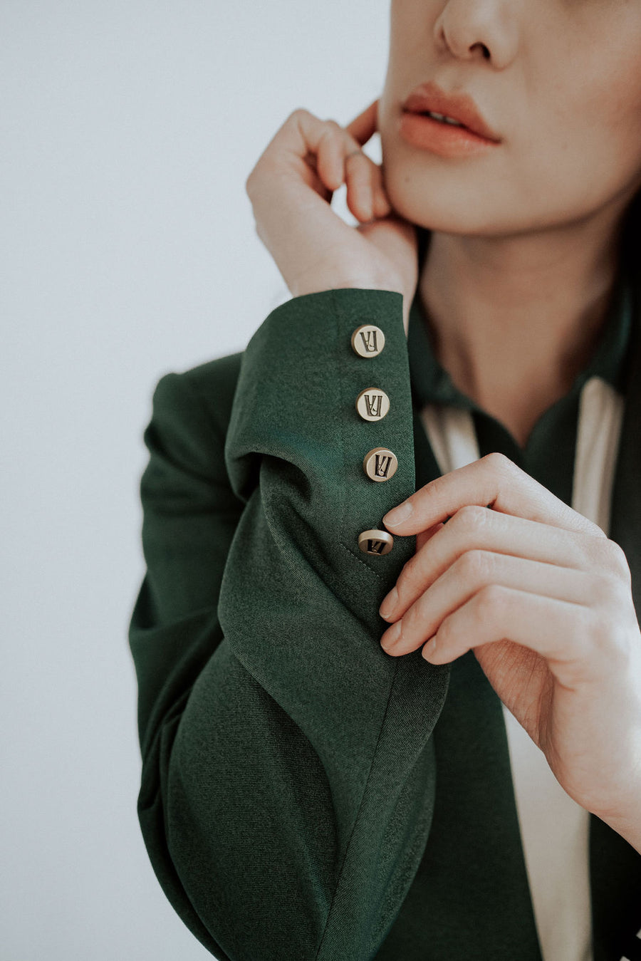 Meg Blazer Jacket - Green