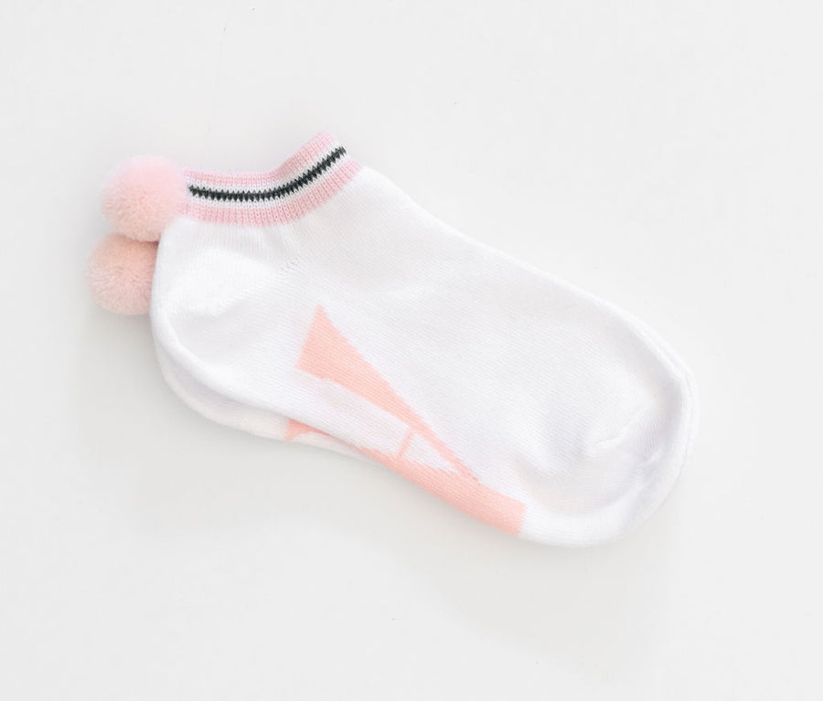 Lyla Pom-Pom Ankle Socks