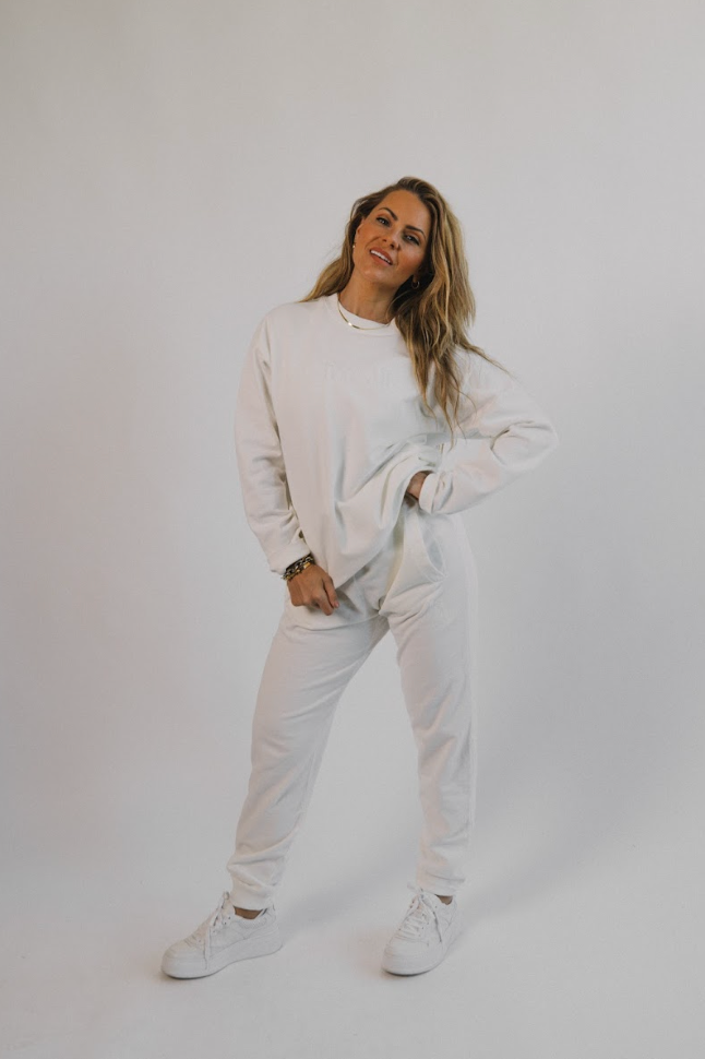 Cozy Jogger White