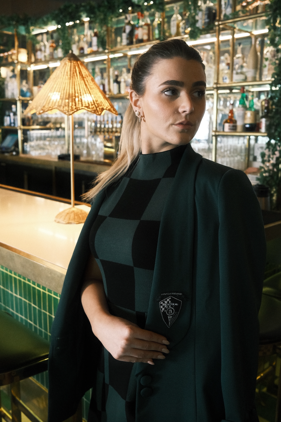 Mckell Dress - Green/Black Checkered XXL Mckell Dress - Green/Black Checkered XXL
